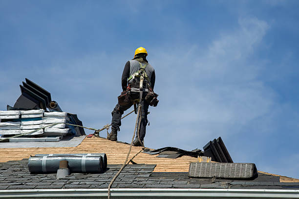 Professional Storm Damage Roof Repair technician working in Winnetka, IL